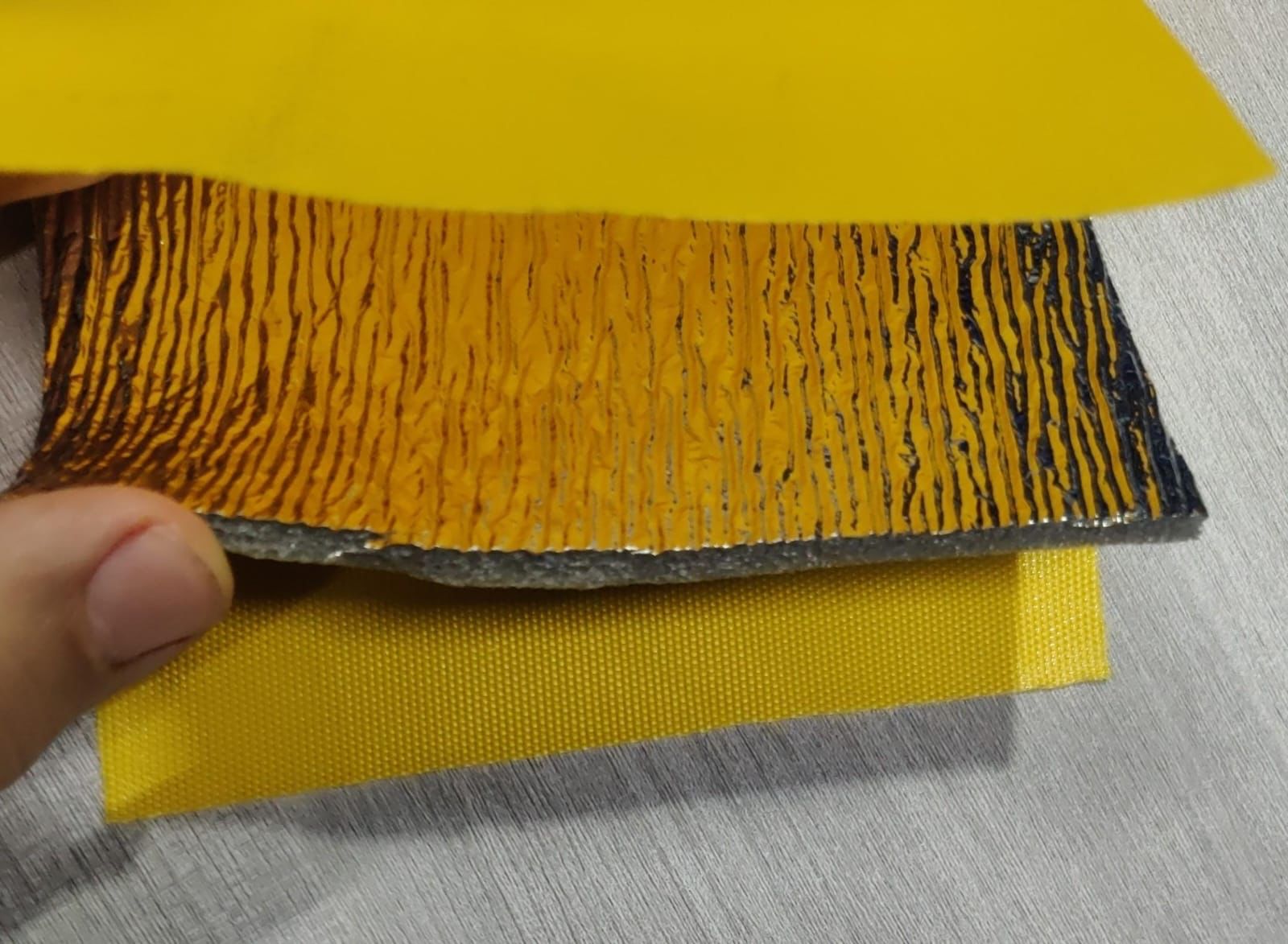 Three-layer insulated hose construction detail